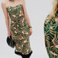 FEATHER FRINGE STATEMENT DRESS