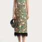 FEATHER FRINGE STATEMENT DRESS
