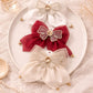 VELOUR JEWEL BOW TRIO