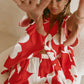 CAROLINE RED CO-ORD