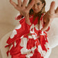 CAROLINE RED CO-ORD