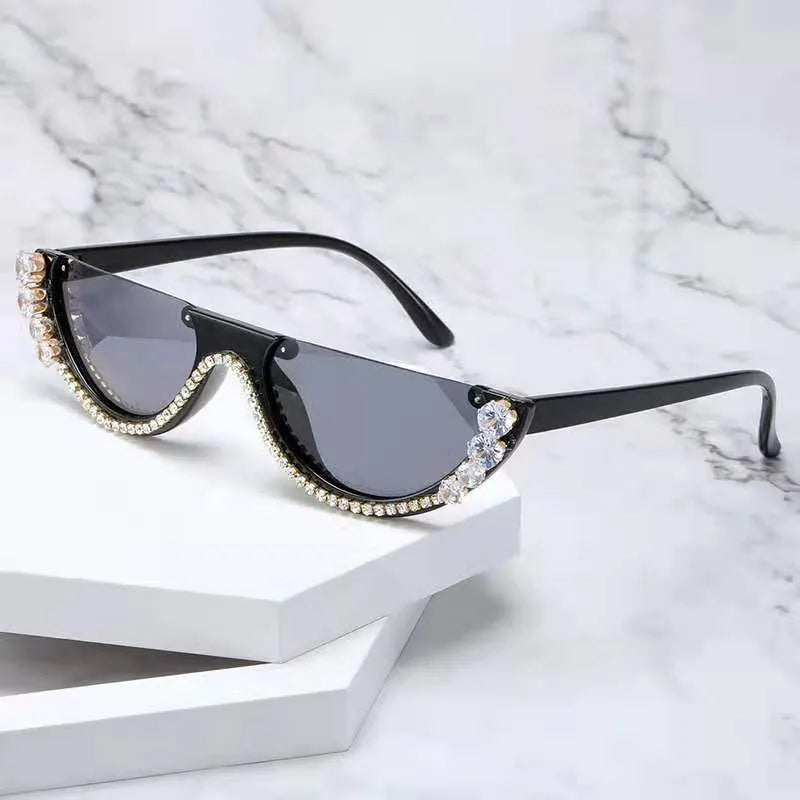 RHINESTONE DIAMOND GLASSES