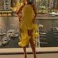 ROMANTIC YELLOW BRUNCH DRESS