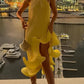 ROMANTIC YELLOW BRUNCH DRESS
