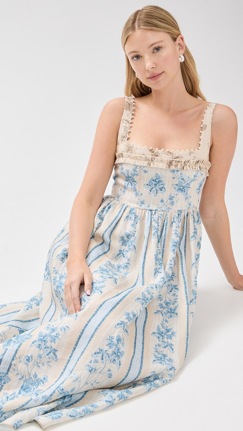 BLUEBELL GARDEN MIDI DRESS