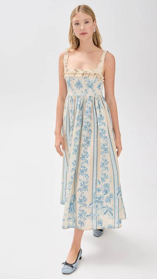 BLUEBELL GARDEN MIDI DRESS