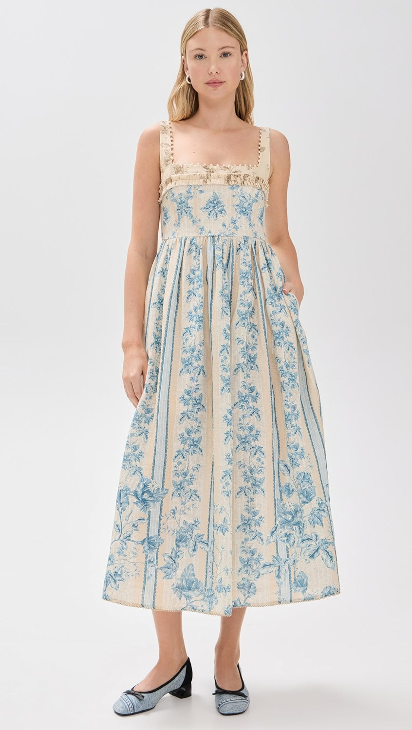 BLUEBELL GARDEN MIDI DRESS