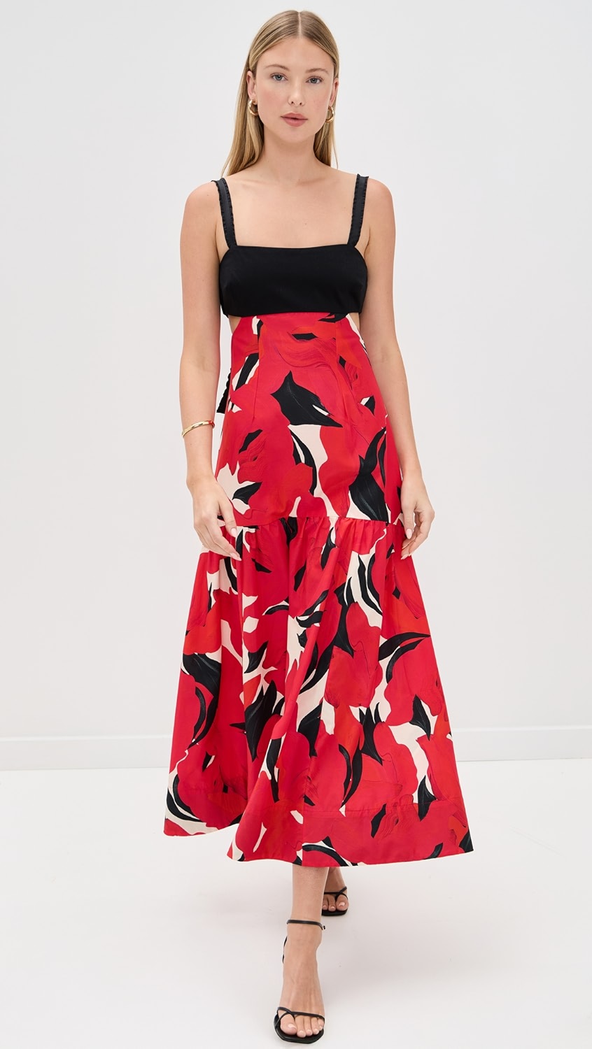 CELINA TIE STRAP DRESS