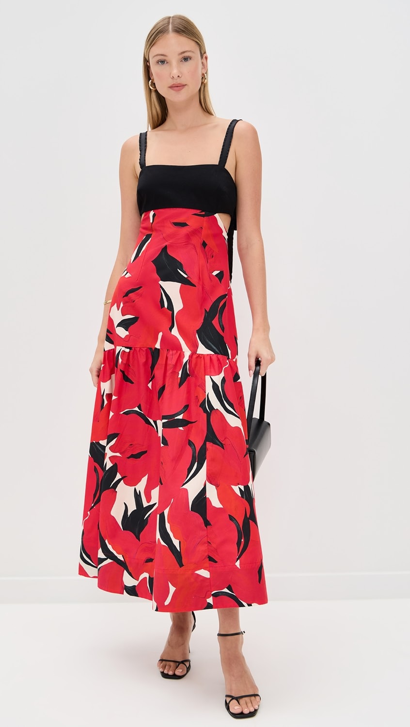 CELINA TIE STRAP DRESS