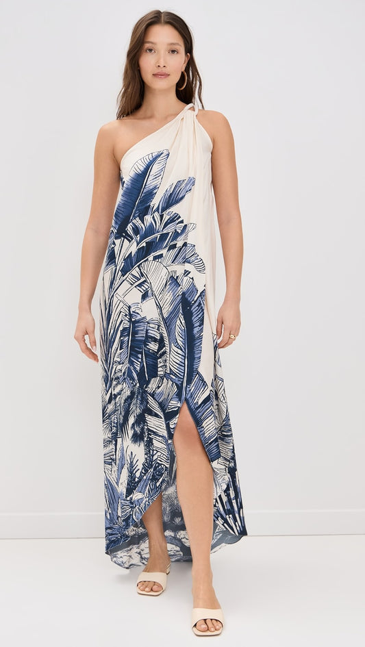 ONE SHOULDER RESORT DRESS