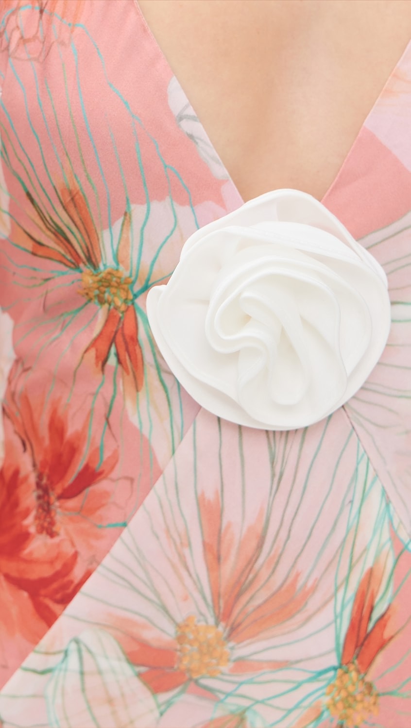 CORAL WHISPER MAXI DRESS