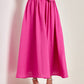 PINK ROSE MAXI SKIRT