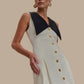 CLASSIC CONTRAST MINI DRESS