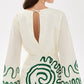 IVORY MUSE SPIRAL DRESS