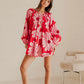 DAISY RED MINI DRESS