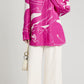 FUCHSIA PINK ABSTRACT PRINT SHIRT