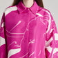 FUCHSIA PINK ABSTRACT PRINT SHIRT