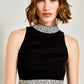 HIGH COLLAR EMBELLISHED SET