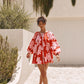 DAISY RED MINI DRESS
