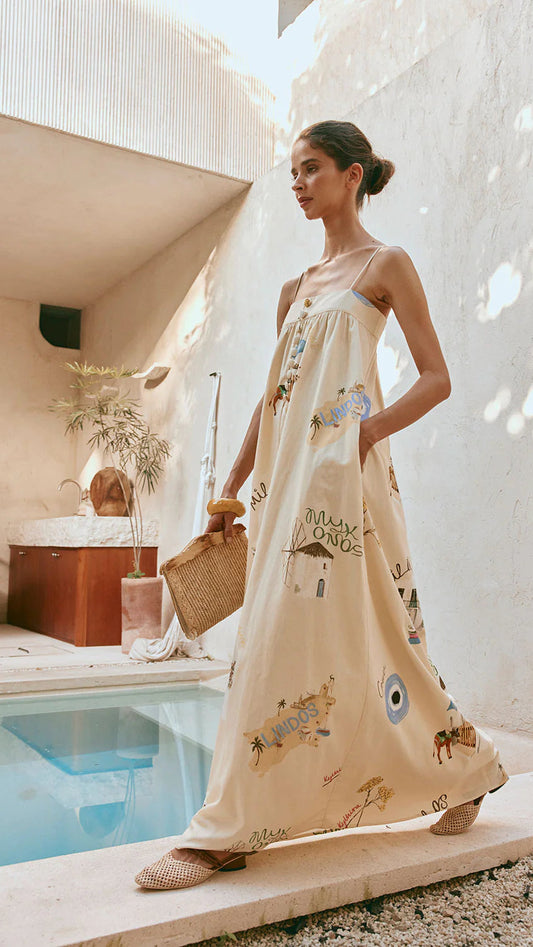 GREECE ELVI MAXI DRESS