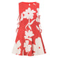 KENZO RED FLORAL PRINT DRESS