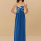 BLUE FISH EMBROIDERED MAXI DRESS