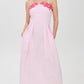 PINK ROSE EMBROIDERED MAXI DRESS