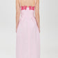 PINK ROSE EMBROIDERED MAXI DRESS