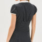 MINI POLKA DOT TIE-KNOT DRESS
