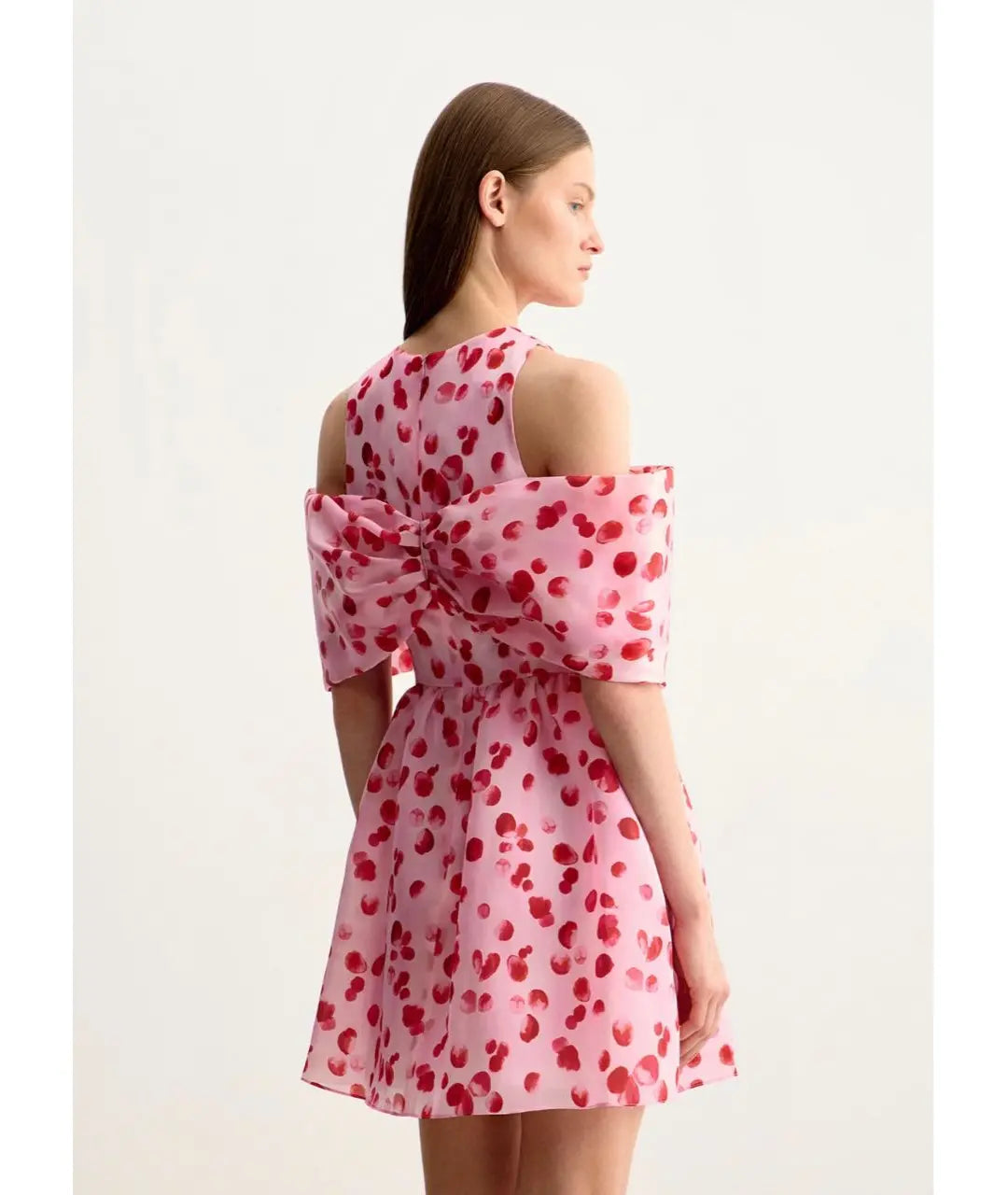 PINK SILK BRUNCH DRESS
