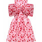 PINK SILK BRUNCH DRESS