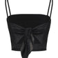 LINEN APPLIQUE TIE KNOT SET