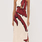 PALM MUSE HALTER MAXI DRESS