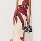 PALM MUSE HALTER MAXI DRESS