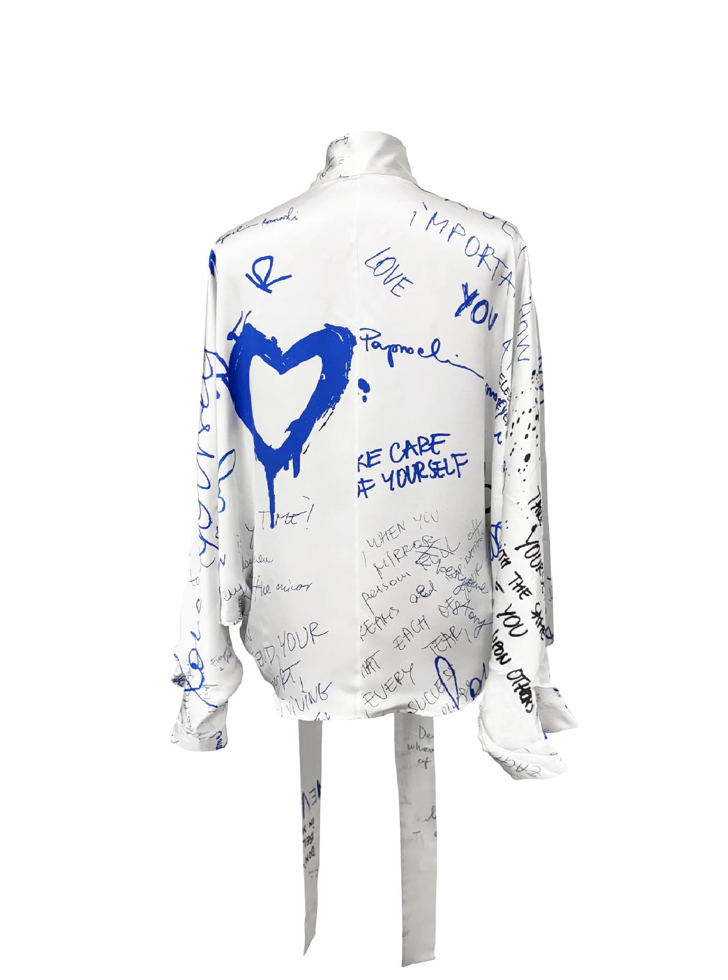 WRITTEN IN SILK MUSE SHIRT