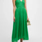 RUMI RUCHED MIDI DRESS