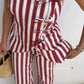 CHIC STRIPED VACATION CO-ORD