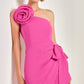 WRAP ONE SHOULDER DRESS