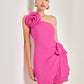 WRAP ONE SHOULDER DRESS