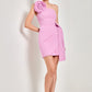 WRAP ONE SHOULDER DRESS