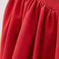 RED BASQUE WAIST MINI DRESS