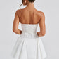 OFF WHITE BOW A-LINE DRESS