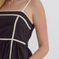 STRAPPY MIDI DRESS