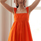 CAPTIVATING ORANGE RESORT DRESS