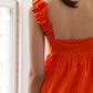 CAPTIVATING ORANGE RESORT DRESS