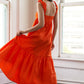 CAPTIVATING ORANGE RESORT DRESS