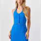 HALTER NECK MINI DRESS