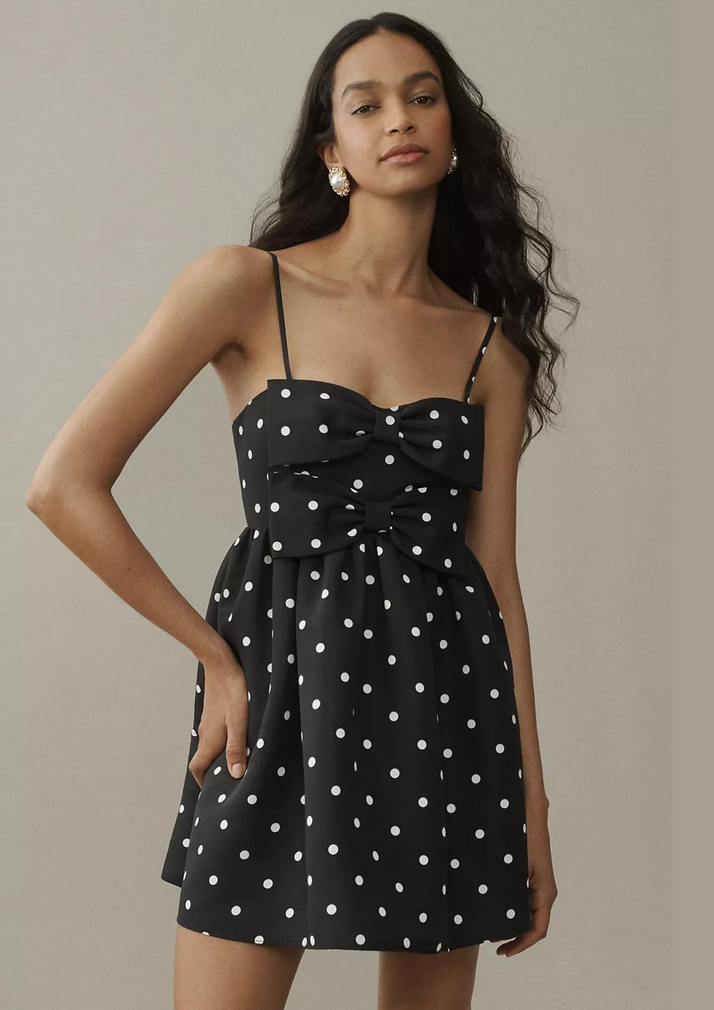 POLKA DOTS MINI DRESS