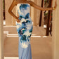 INK TIDE MAXI DRESS