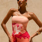 CORAL SUNSET DRESS